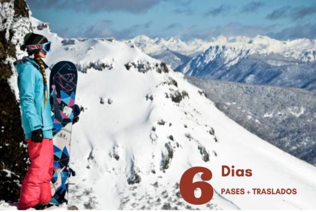 Pase Esquí x 6 días consecutivos + Traslados