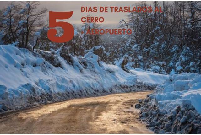 Aeropuerto + Traslado al Cerro Chapelco x 5 días